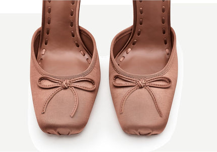 STEVE MADDEN LARINA WOMEN HEELS - Tan Satin