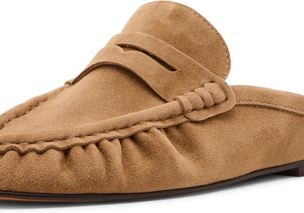 STEVE MADDEN RAFE WOMEN MULES - Taupe Suede