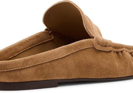 STEVE MADDEN RAFE WOMEN MULES - Taupe Suede