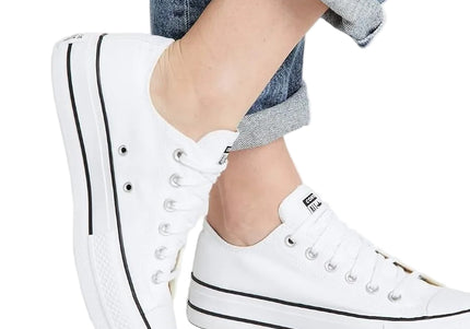 CONVERSE CHUCK TAYLOR ALL STAR LIFT PLATFORM WOMEN SNEAKERS - White/Black/White