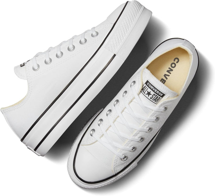 CONVERSE CHUCK TAYLOR ALL STAR LIFT PLATFORM WOMEN SNEAKERS - White/Black/White