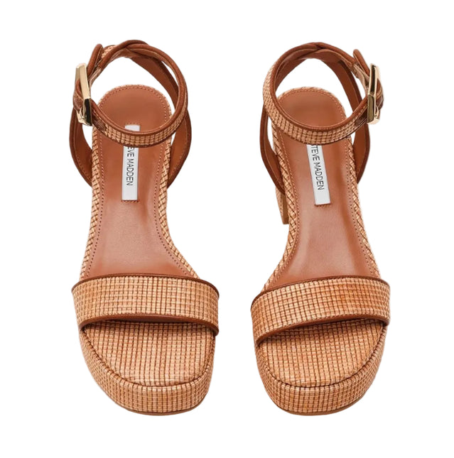 STEVE MADDEN ELIDA WOMEN SANDALS - Raffia