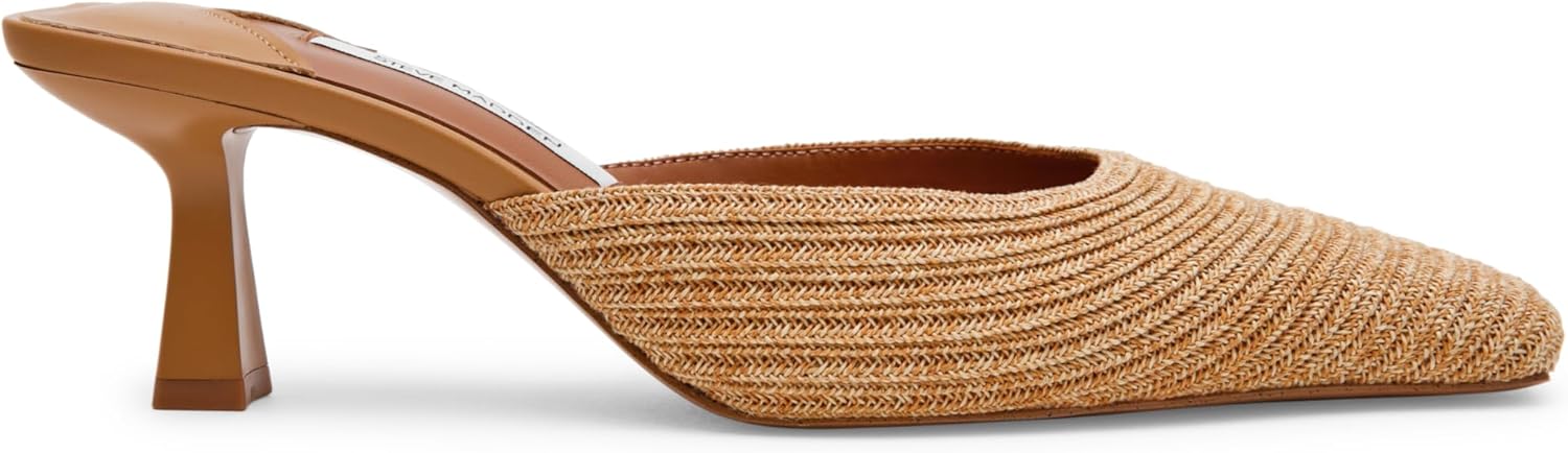 STEVE MADDEN ALYSE WOMEN HEELS - Natural Raffia