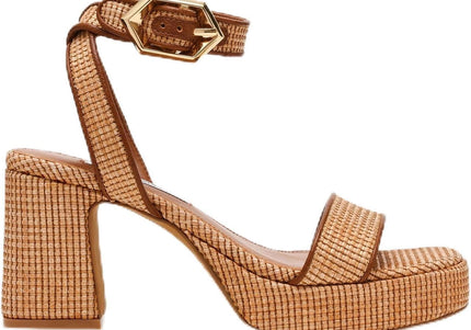 STEVE MADDEN ELIDA WOMEN SANDALS - Raffia