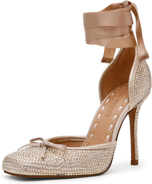 STEVE MADDEN LARINA-R WOMEN HEELS - Champagne