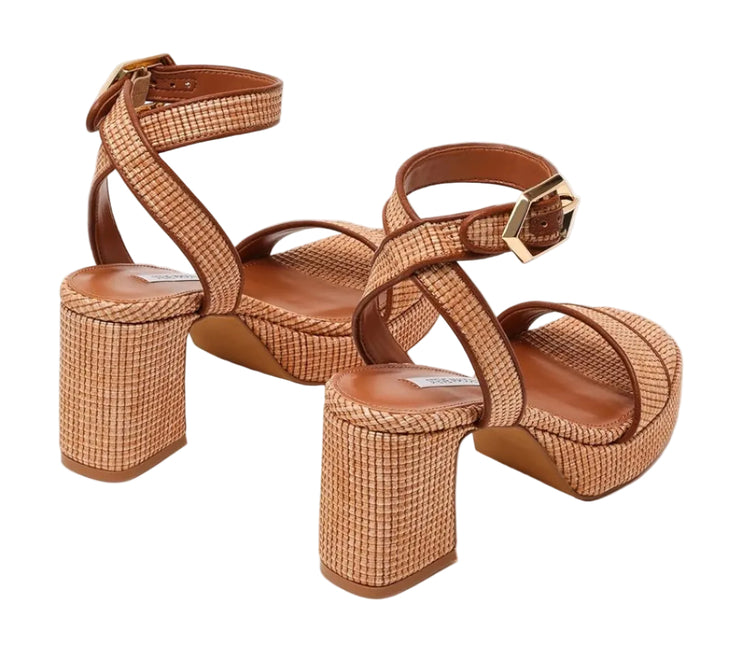 STEVE MADDEN ELIDA WOMEN SANDALS - Raffia