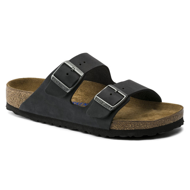 BIRKENSTOCK ARIZONA SOFT FOOTBED OILED LEATHER WOMEN SANDALS