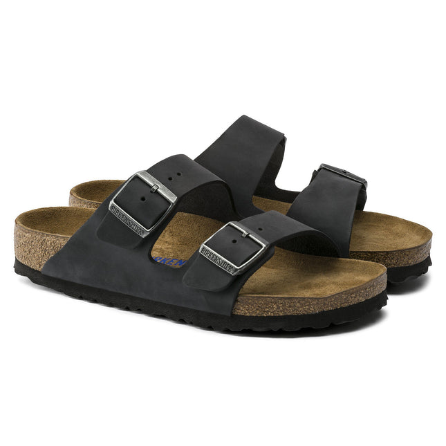 BIRKENSTOCK ARIZONA SOFT FOOTBED OILED LEATHER WOMEN SANDALS