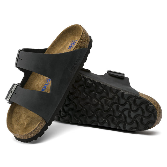 BIRKENSTOCK ARIZONA SOFT FOOTBED OILED LEATHER WOMEN SANDALS