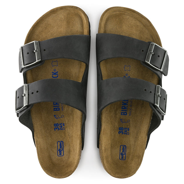 BIRKENSTOCK ARIZONA SOFT FOOTBED OILED LEATHER WOMEN SANDALS
