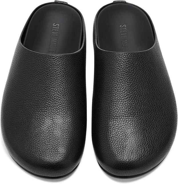 STEVE MADDEN FERN WOMEN CLOGS - Black Leather