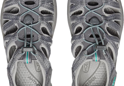 KEEN WHISPER WOMEN SANDALS - Medium Grey/Peacock Green