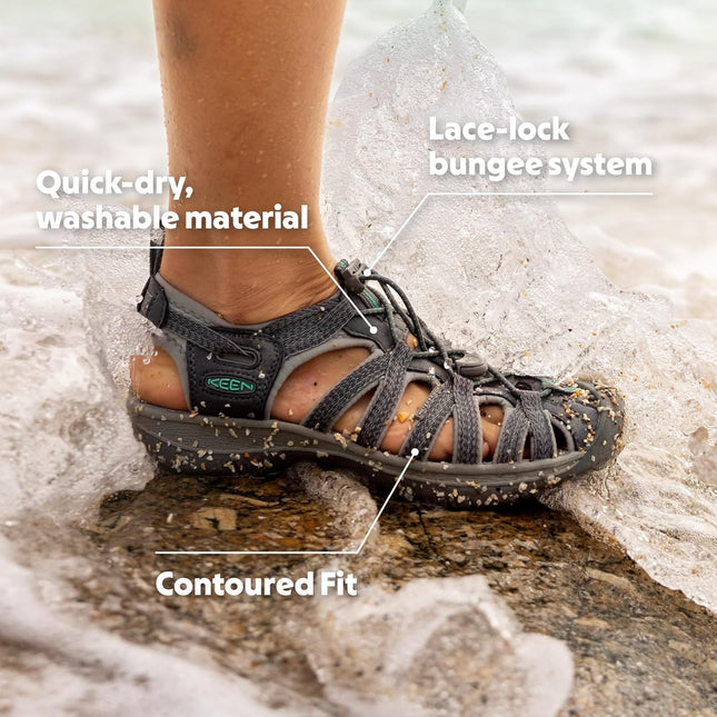 KEEN ROSE WOMEN SANDALS - Black/Neutral Gray