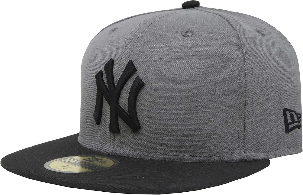 NEW ERA MLB BASIC 5950 NEYYAN STGBLK UNISEX HAT - Storm Gray/Black