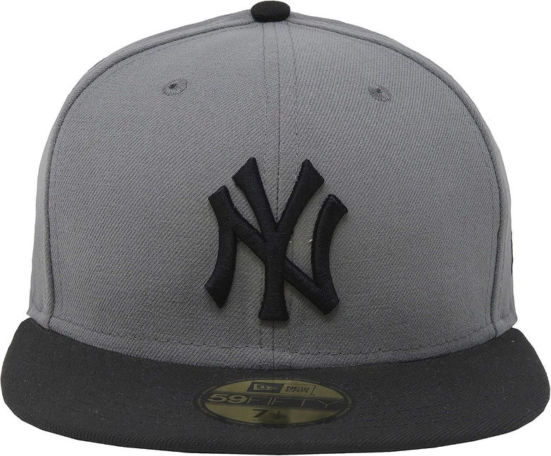 NEW ERA MLB BASIC 5950 NEYYAN STGBLK UNISEX HAT - Storm Gray/Black