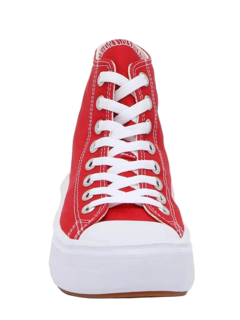 CONVERSE CTAS MOVE HI WOMEN SNEAKERS - Red