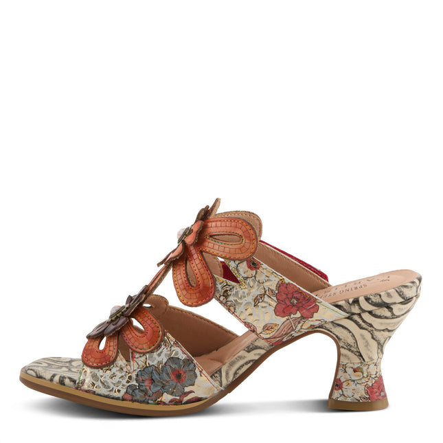 L'ARTISTE ALANIA WOMEN SANDALS - Orange Multi