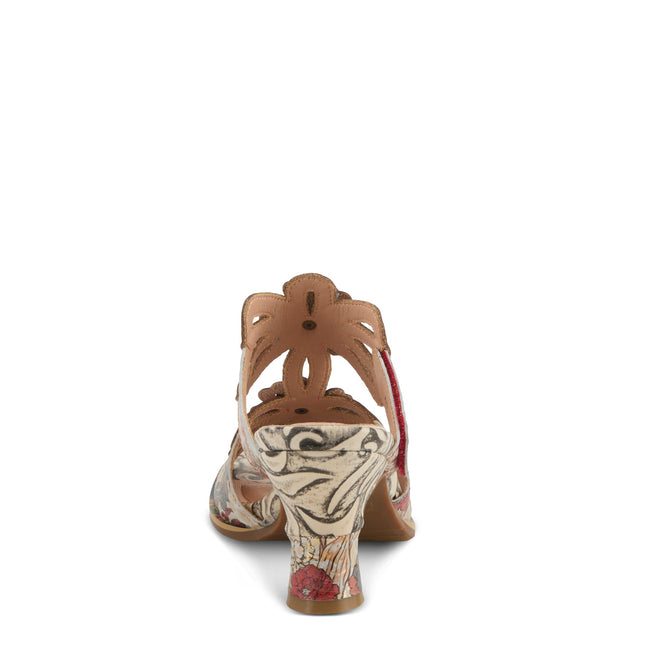 L'ARTISTE ALANIA WOMEN SANDALS - Orange Multi