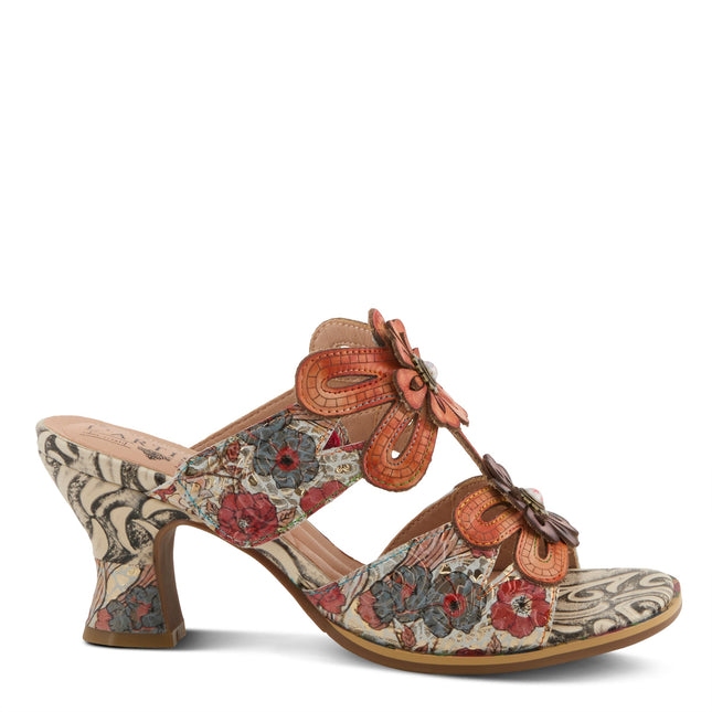 L'ARTISTE ALANIA WOMEN SANDALS - Orange Multi