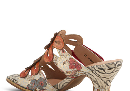L'ARTISTE ALANIA WOMEN SANDALS - Orange Multi