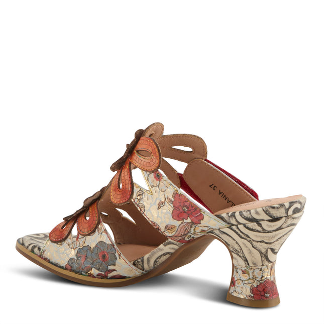 L'ARTISTE ALANIA WOMEN SANDALS - Orange Multi