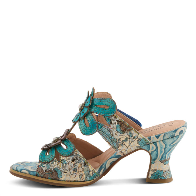 L'ARTISTE ALANIA WOMEN SANDALS - Turquoise Multi