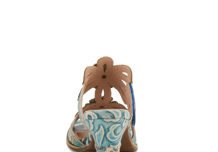 L'ARTISTE ALANIA WOMEN SANDALS - Turquoise Multi