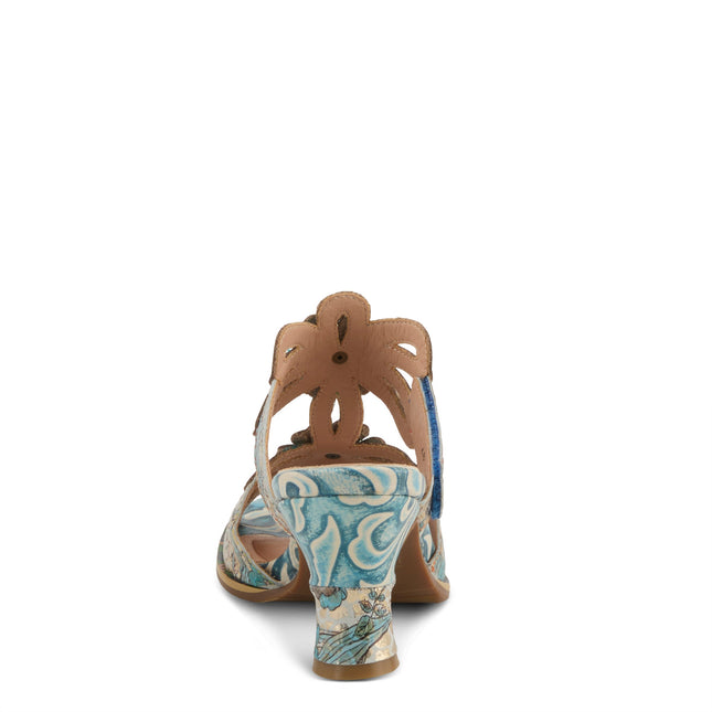 L'ARTISTE ALANIA WOMEN SANDALS - Turquoise Multi