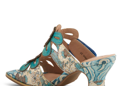 L'ARTISTE ALANIA WOMEN SANDALS - Turquoise Multi
