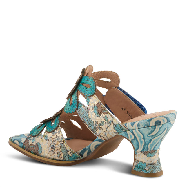 L'ARTISTE ALANIA WOMEN SANDALS - Turquoise Multi