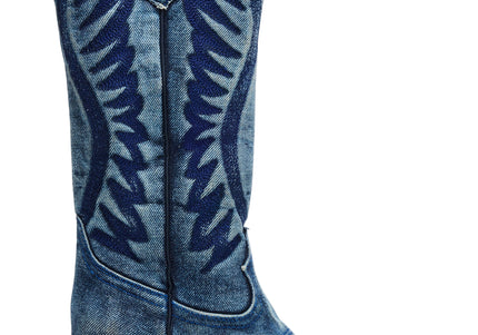 STEVE MADDEN ALBANY-D WOMEN BOOTS - Denim Fab