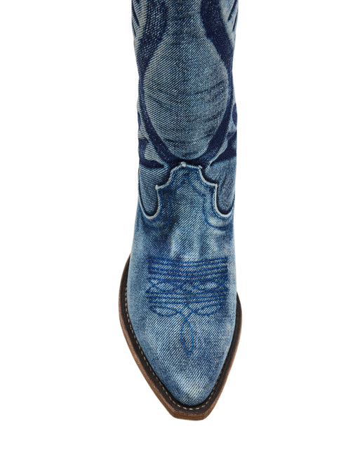 STEVE MADDEN ALBANY-D WOMEN BOOTS - Denim Fab