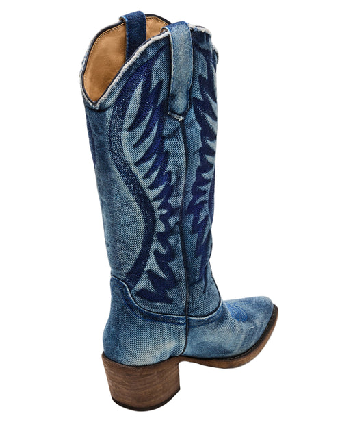 STEVE MADDEN ALBANY-D WOMEN BOOTS - Denim Fab