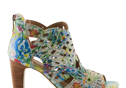 L'ARTISTE AMORA-FIRE WOMEN HEELS - Blue Multi