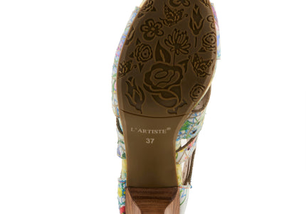 L'ARTISTE AMORA-FIRE WOMEN HEELS - Blue Multi