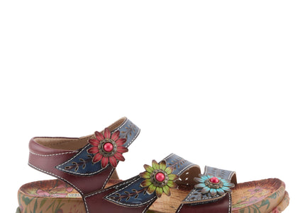 L'ARTISTE ANEWTRIO WOMEN SANDALS - Navy Multi