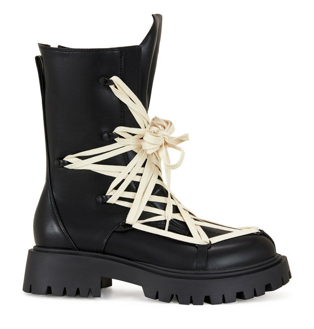 AZALEA WANG ARJUN WOMEN BOOTS - Black