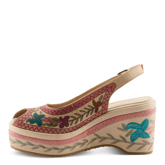 L'ARTISTE ARTDEVIVRE WOMEN SANDALS - Beige Multi