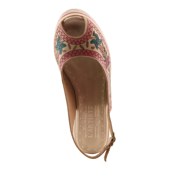 L'ARTISTE ARTDEVIVRE WOMEN SANDALS - Beige Multi