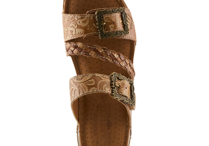 L'ARTISTE ASTRA WOMEN SANDALS - Tan