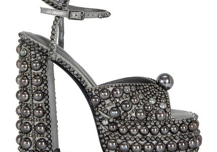 AZALEA WANG ASTRELLA WOMEN BOOTS - Gun Metal