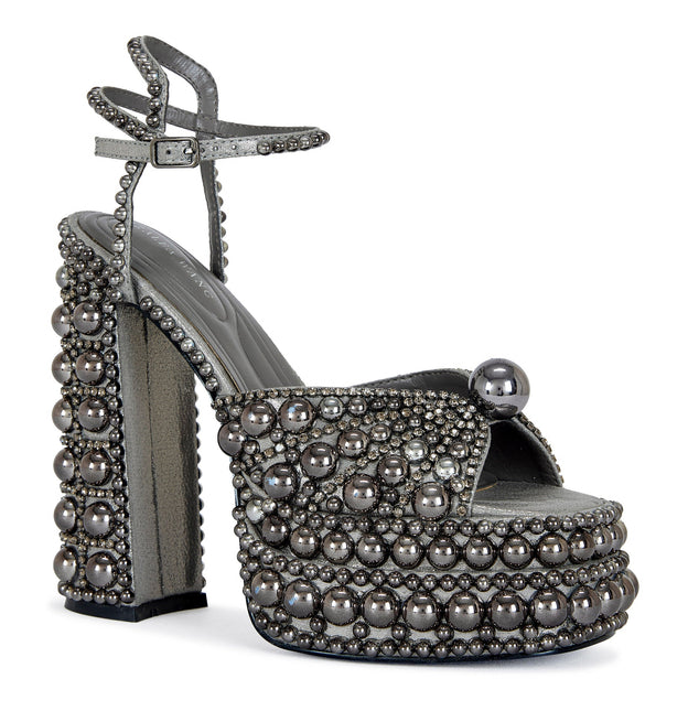 AZALEA WANG ASTRELLA WOMEN BOOTS - Gun Metal