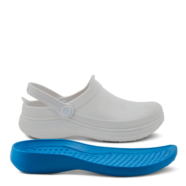 SPRING STEP PRO AVERY WOMEN CLOGS  - White