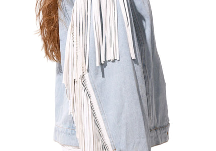 AZALEA WANG ARLA WOMEN COATS - Denim