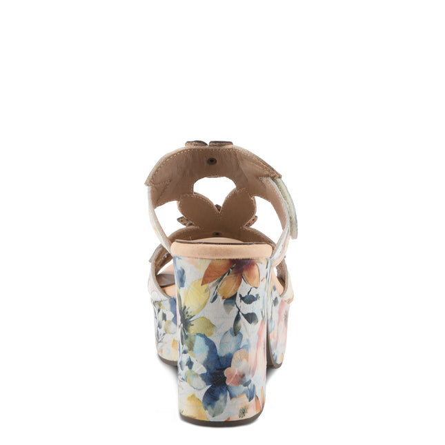L'ARTISTE BALLOFFIRE WOMEN SANDALS - Beige Multi