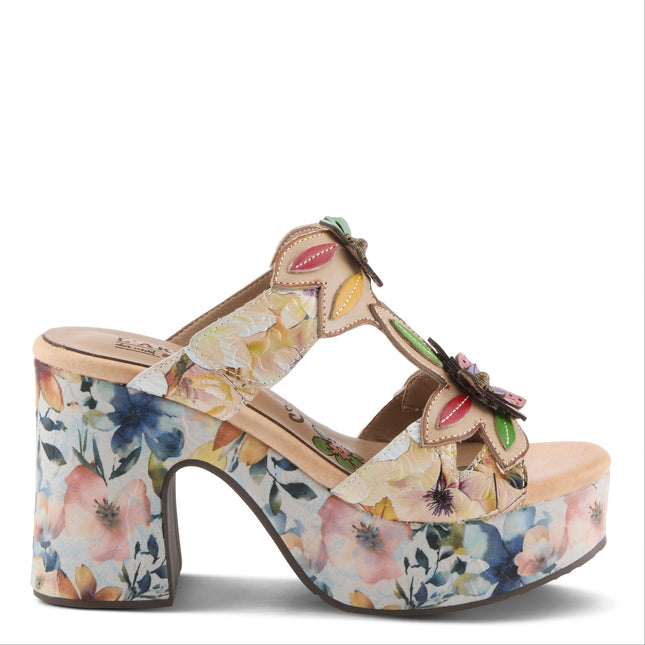 L'ARTISTE BALLOFFIRE WOMEN SANDALS - Beige Multi