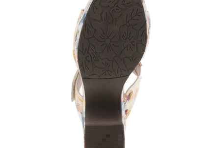 L'ARTISTE BALLOFFIRE WOMEN SANDALS - Beige Multi