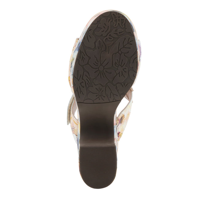 L'ARTISTE BALLOFFIRE WOMEN SANDALS - Beige Multi