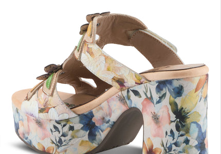 L'ARTISTE BALLOFFIRE WOMEN SANDALS - Beige Multi