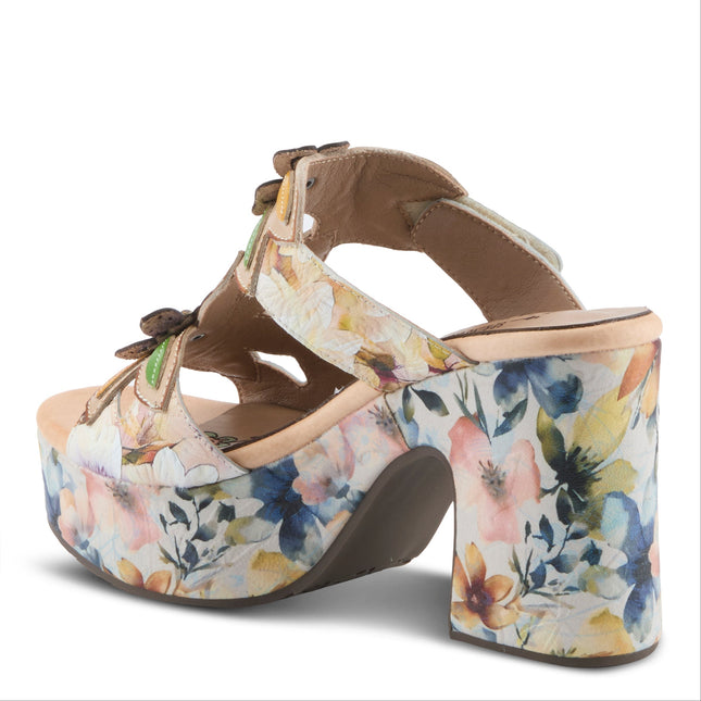 L'ARTISTE BALLOFFIRE WOMEN SANDALS - Beige Multi